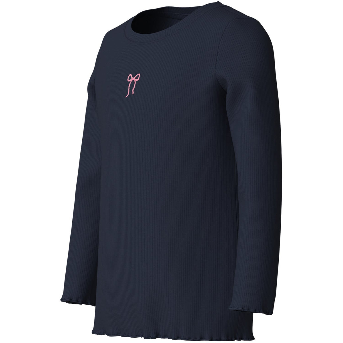 Name It Navy Blazer Bow Nmfvivemmas Ls Slim Topp