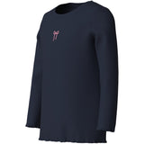 Name It Navy Blazer Bow Nmfvivemmas Ls Slim Topp