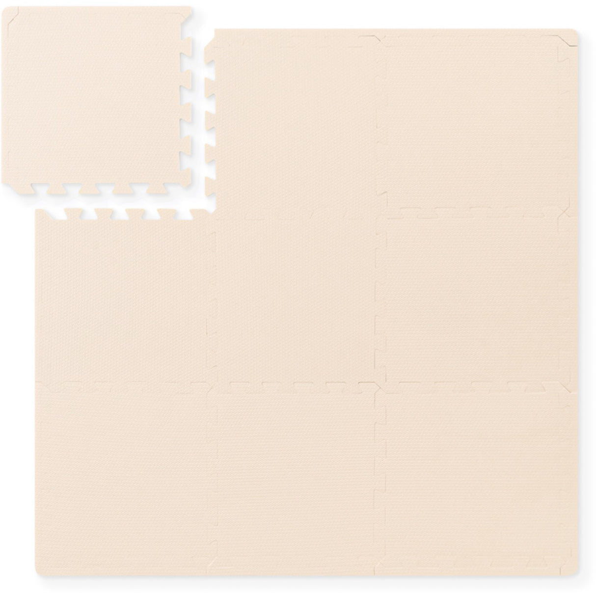 That's Mine Classic Beige Alva Foam Play Mat Square