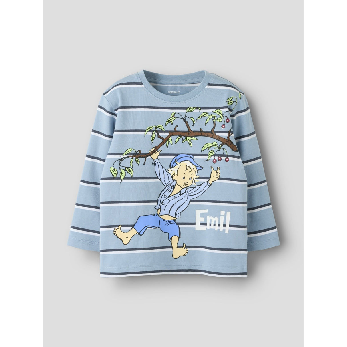 Name It Ashley Blue Nmmalf Emil Ls Nreg Topp Eske Sky
