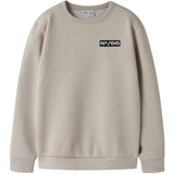 Name It Island Fossil Nkmrair Ls Nreg Sweat Bru Eske