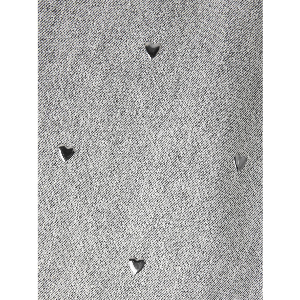 Name It Light Grey Denim Nkfrose Wide Heart Studs Jeans 2021-Za D