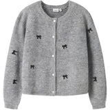 Name It Grey Melange Nkfrifey Ls Strikk Card