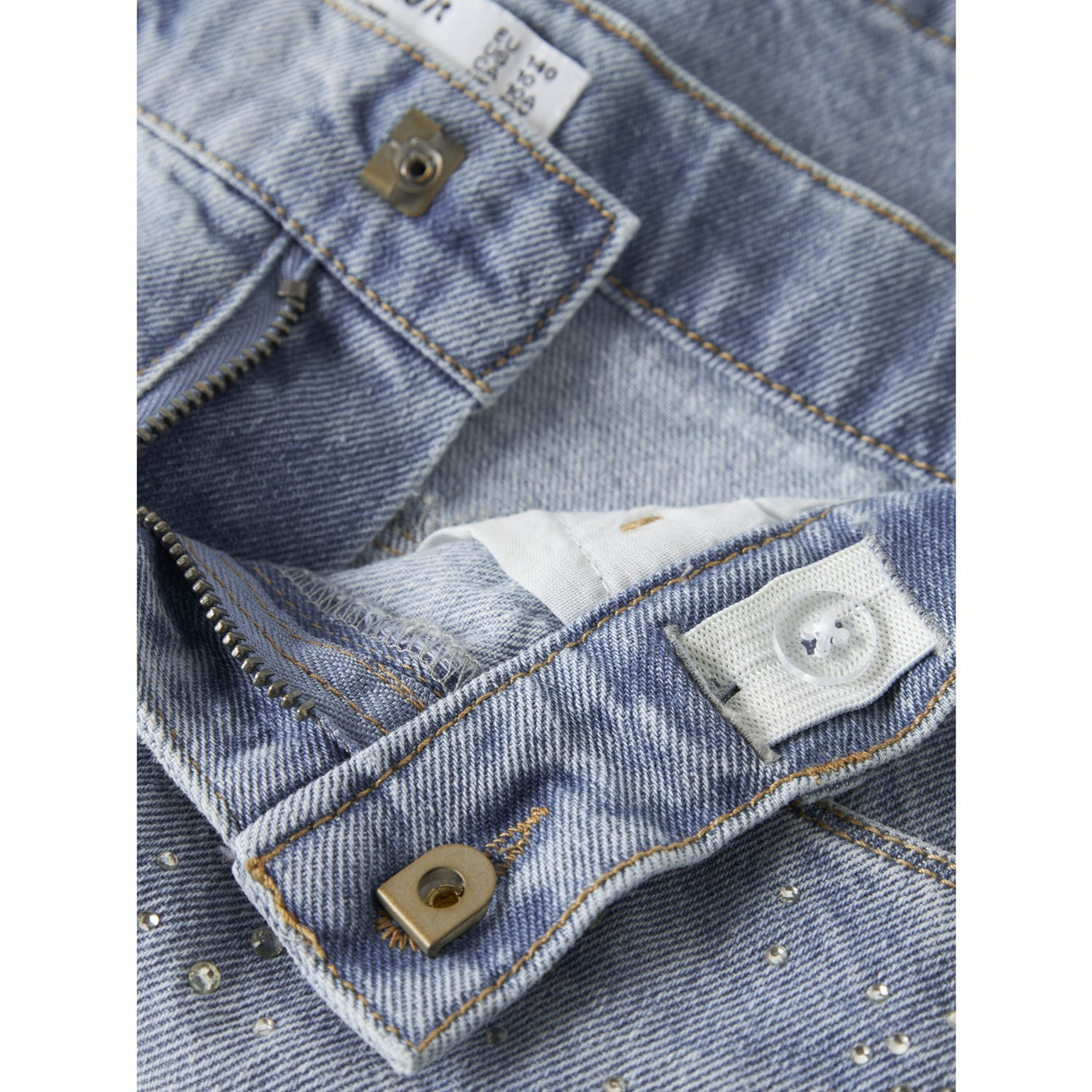 Name It Light Blue Denim Nkfemma Rhine Dnm Skjørt 6608-Im