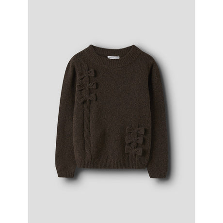 Name It Chocolate Plum Nkfojesmi Ls Strikk