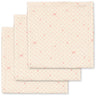 Konges Sløjd Cherry Dot 3 Pakke Muslin Cloth Gots