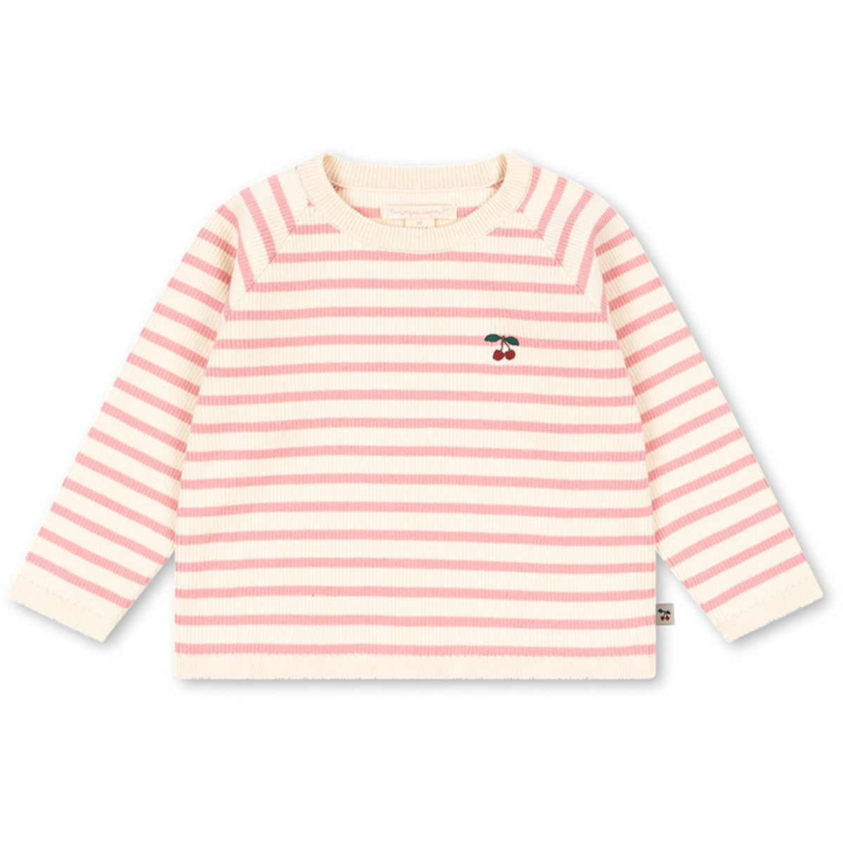 Konges Sløjd Peony Butter Stripe Buma Strikk Sweater Gots