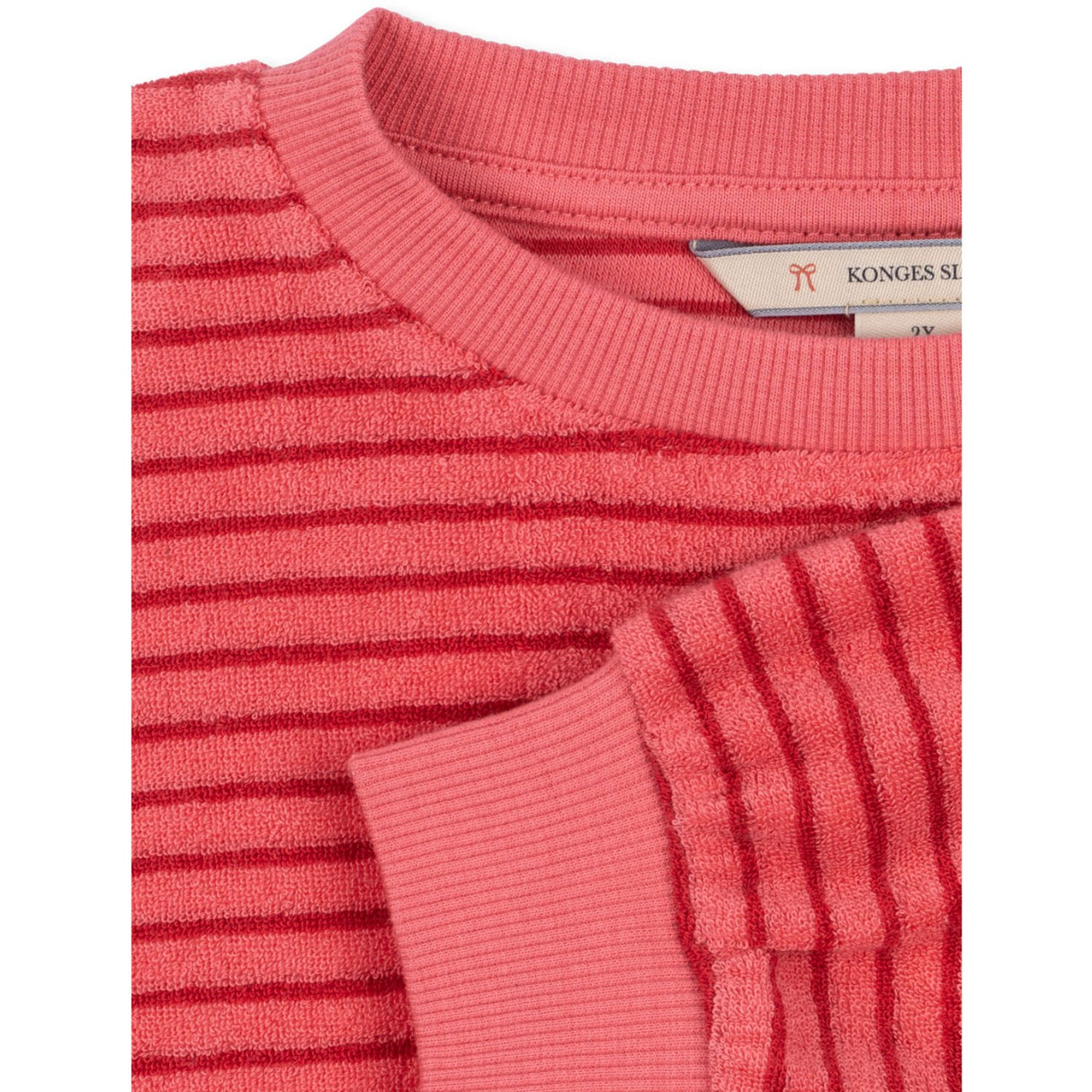 Konges Sløjd Cardinal Rose Stripe Itty Collegegenser Gots