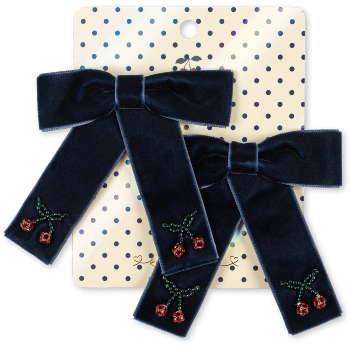 Konges Sløjd Navy 2 Pakke Juliette Bue Hair Clip