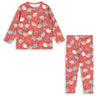 Konges Sløjd Bow Ballerina Blush Basic Blouse/Pants Sett Gots