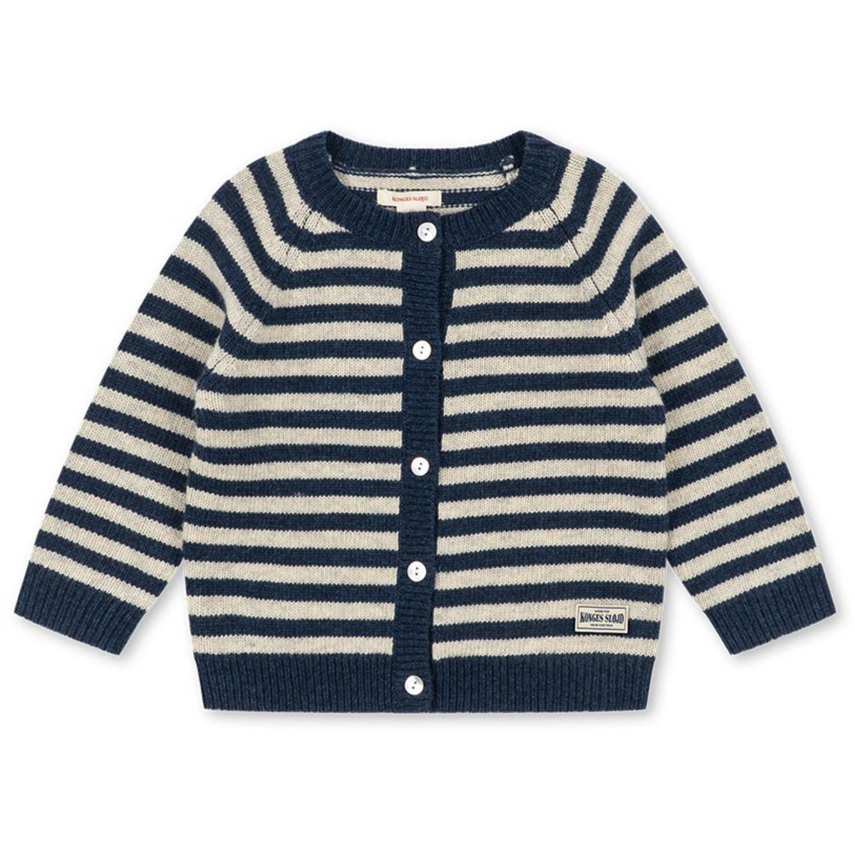 Konges Sløjd Blue Stripe Billi Strikk Cardigan