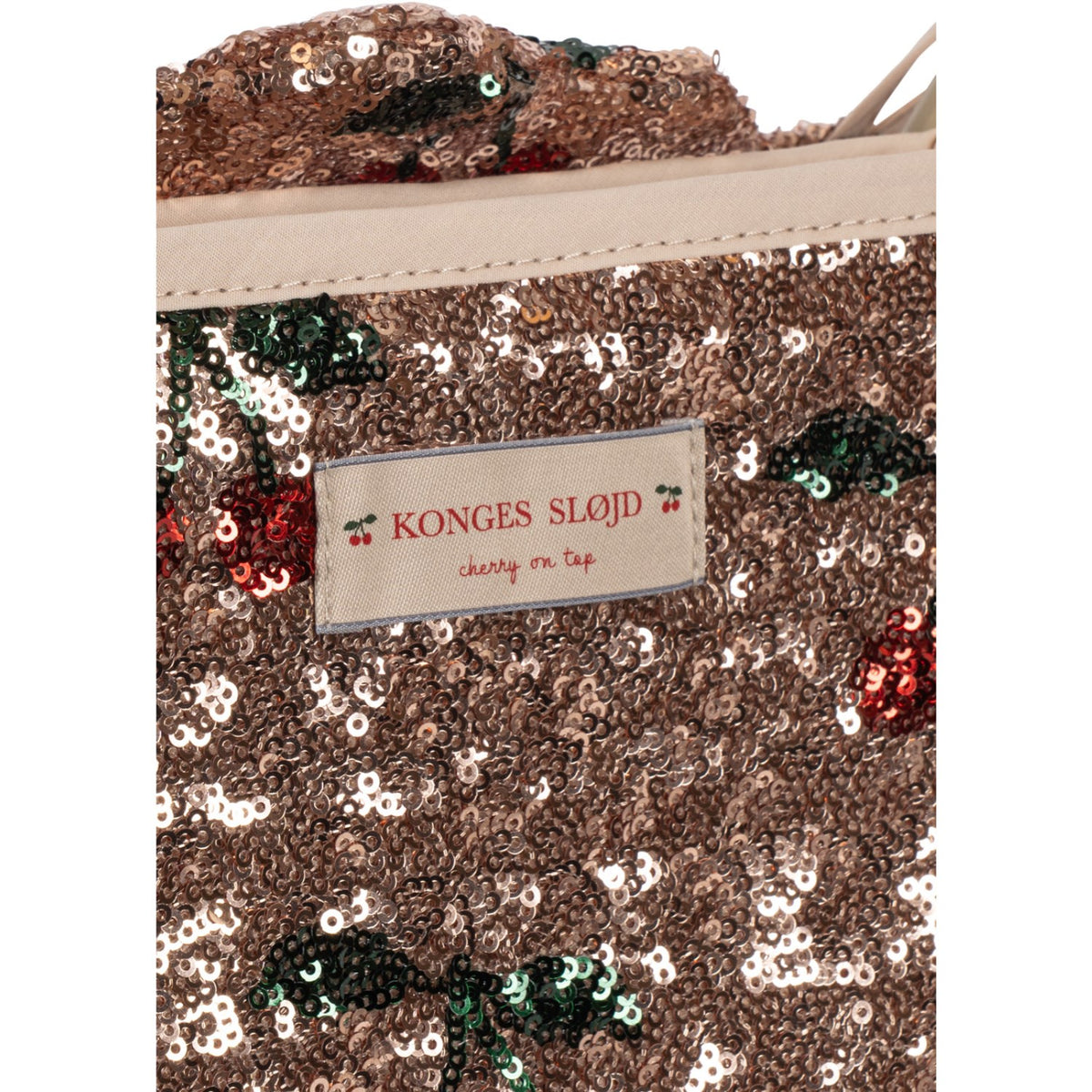Konges Sløjd Cherry Sequin Sparkly Dukke Stroller