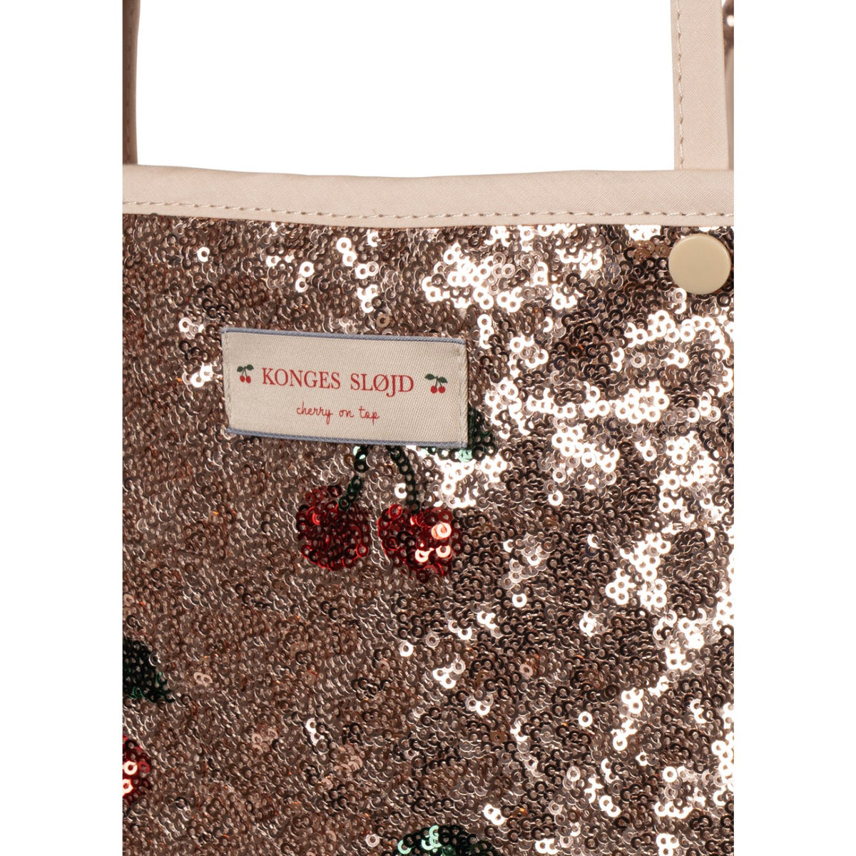 Konges Sløjd Cherry Sequin Sparkly Minnie Dukke Klapvogn