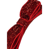 Konges Sløjd Red Glitter Fløyel Bue Hairbrace