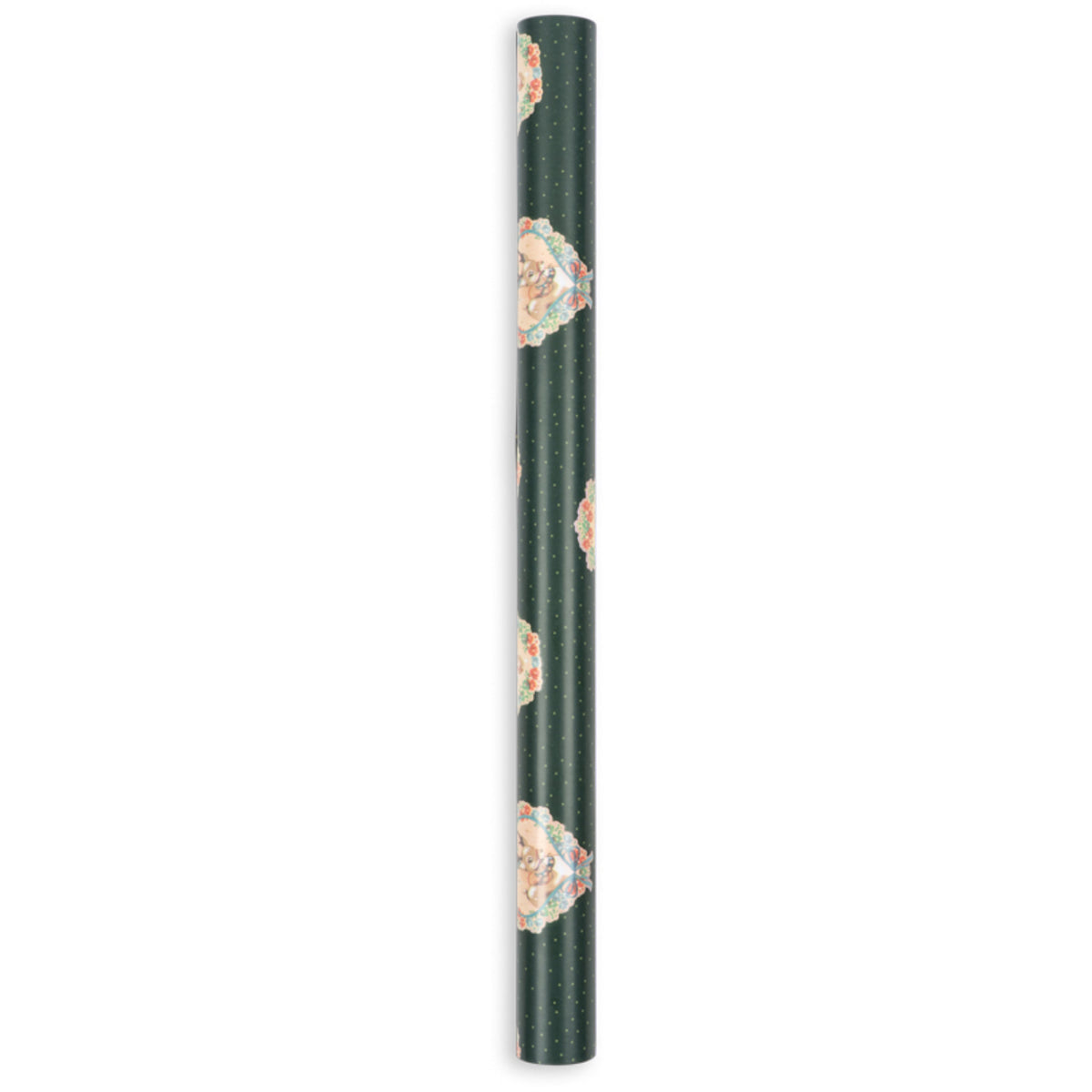 Konges Sløjd Deer Diary Green Wrapping Paper