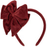 Konges Sløjd Red Dahlia Fløyel Bowie Hairbrace