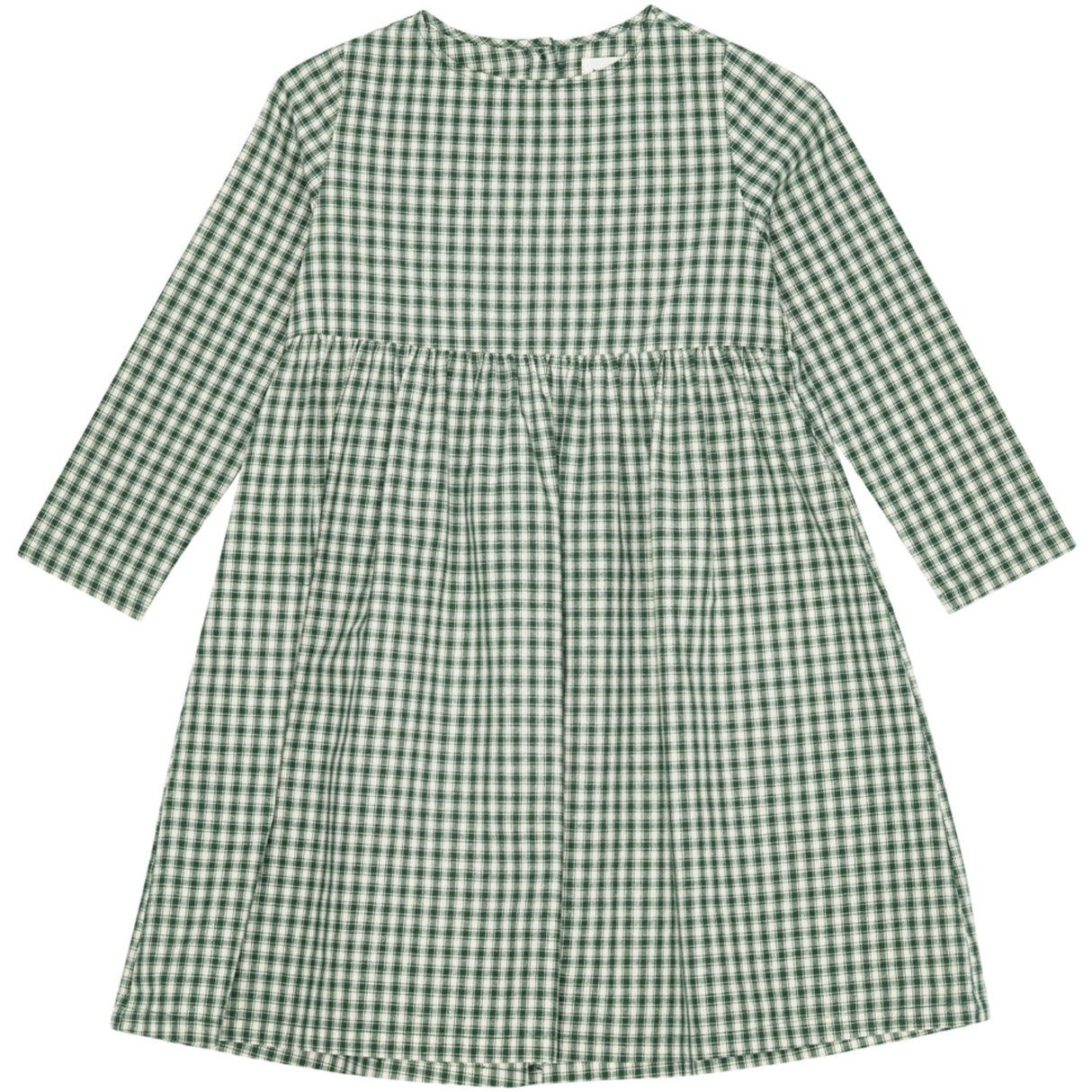brunobruno nation Myrtle Green Check Vita Check Kjole