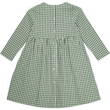 brunobruno nation Myrtle Green Check Vita Check Kjole