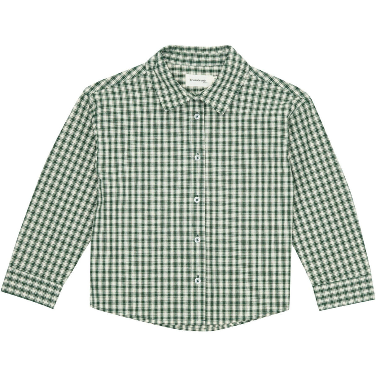 brunobruno nation Myrtle Green Check Nohrla Check Skjorte
