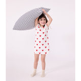 Petit Bateau MARSHMALLOW/TERKUIT Kort Ermer Kjole