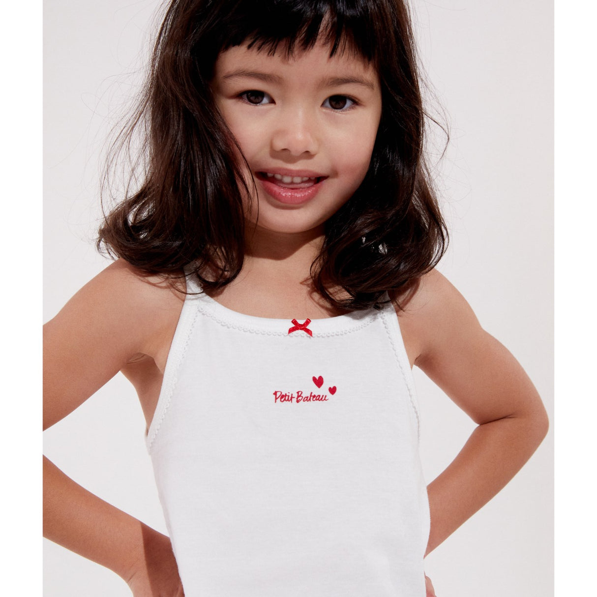 Petit Bateau Hearts Chemise Topp 2-pakning