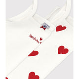 Petit Bateau Hearts Chemise Topp 2-pakning