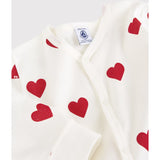 Petit Bateau MARSHMALLOW/TERKUIT Footless Sleepsuit