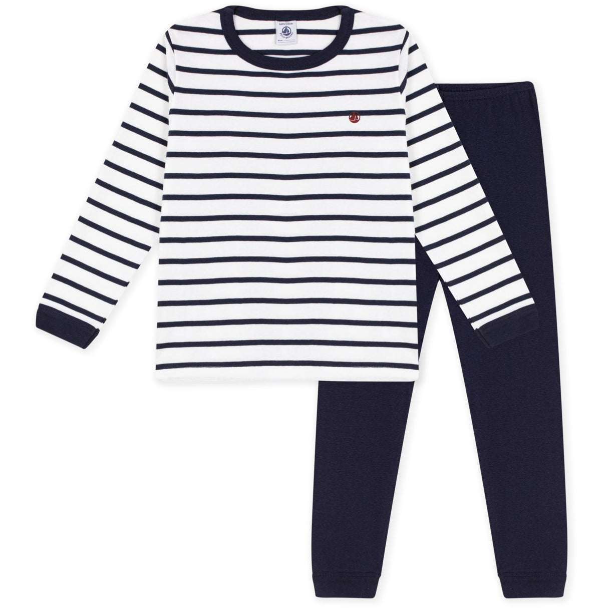 Petit Bateau MARSHMALLOW/SMOKING Pyjama