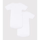 Petit Bateau White 2-pakning Body
