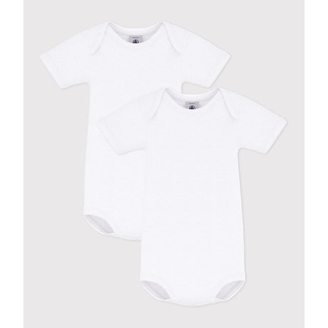 Petit Bateau White 2-pakning Body