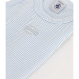 Petit Bateau Blue Stripe Undershirt 2-pakning