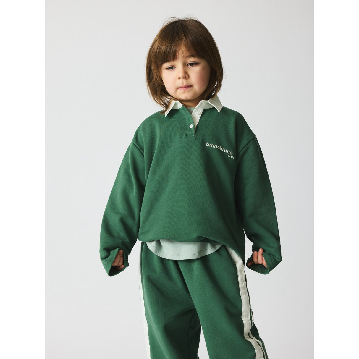brunobruno nation Myrtle Green Dana Polo Collegegenser Nb