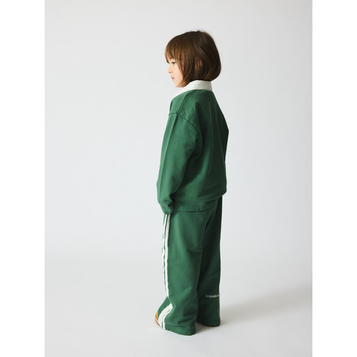 brunobruno nation Myrtle Green Francis Stripe Sweat Bukser Nb