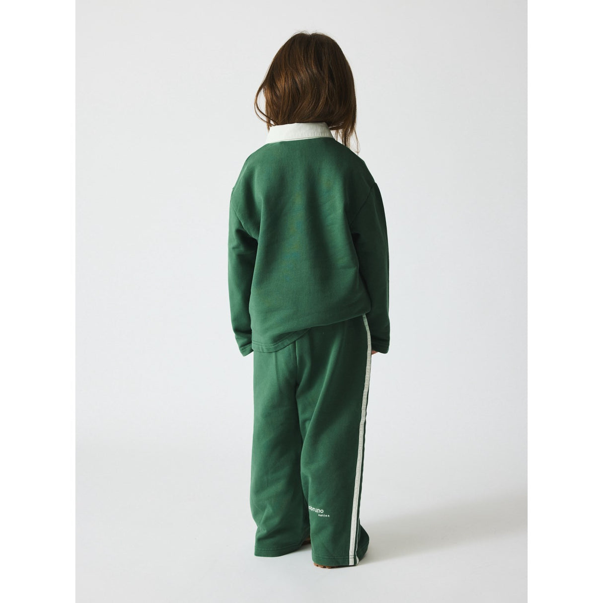 brunobruno nation Myrtle Green Francis Stripe Sweat Bukser Nb
