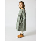 brunobruno nation Myrtle Green Check Vita Check Kjole