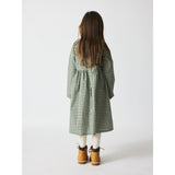 brunobruno nation Myrtle Green Check Vita Check Kjole