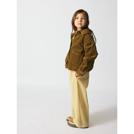 brunobruno nation Khaki Green Sena Corduroy Overshirt