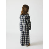 brunobruno nation Mood Indigo Blue Check Virgil Navy Check Skjorte