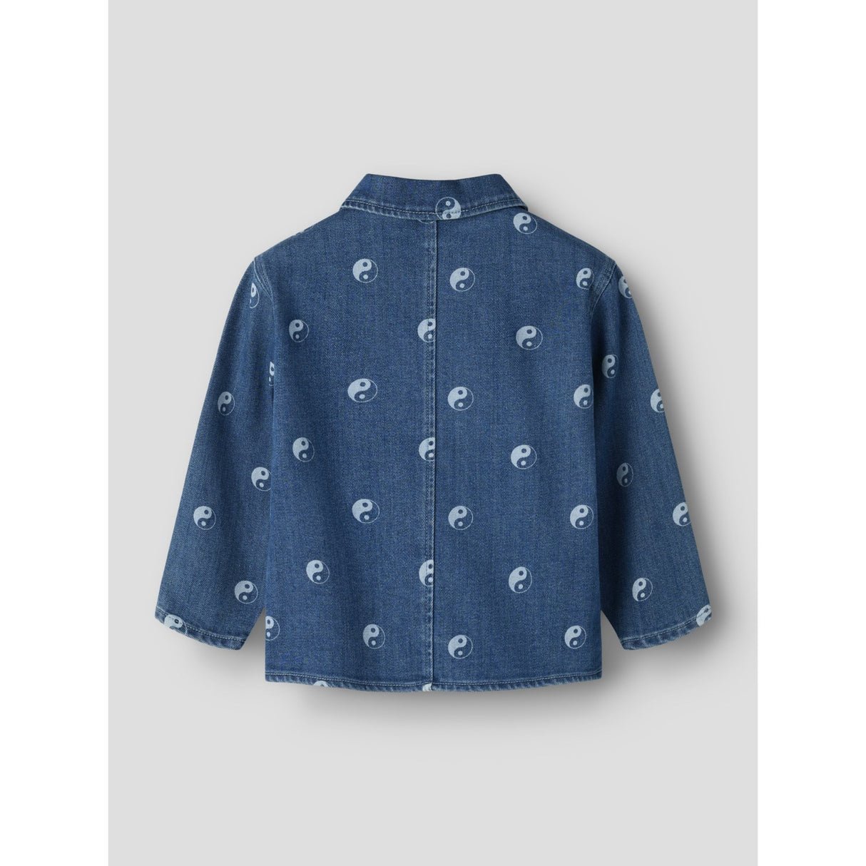 Lil'Atelier Dark Blue Denim Nmmlivo Ls Loose Dnm Skjorte 2001-Se Lil
