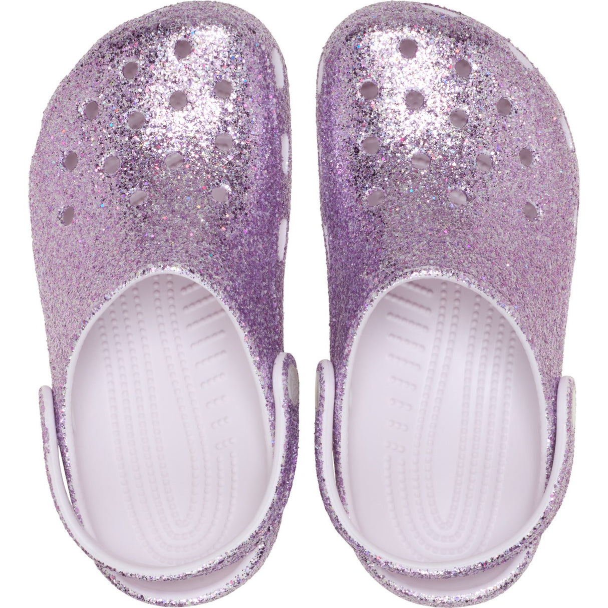 Crocs Grape Ice Classic Chunky Glitter Clog K Gric