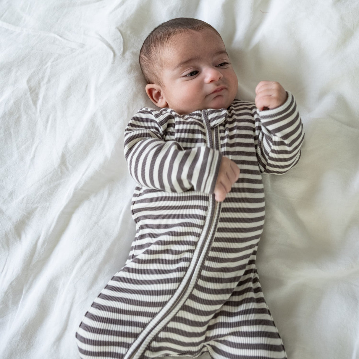 That's Mine Dark Grey Stripe Jona Heldrakt 2-Pakning