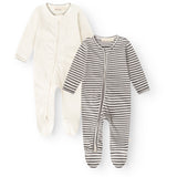 That's Mine Dark Grey Stripe Jona Heldrakt 2-Pakning