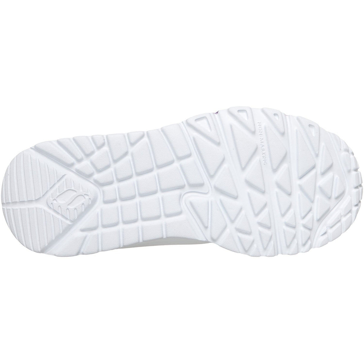 Skechers White JGoldcrown: UNO Lite - Metallic Joy