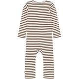 Petit Piao Chestnut Striped Ppsky L_S Buksedrakt