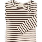 Petit Piao Chestnut Striped Ppsky L_S Buksedrakt