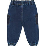 Petit Piao Blue Denim Ppgelm Denim Bukser