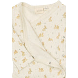 Petit Piao Eggnog Rabbit Aop Ppdio L_S Body Fold Pointelle Nb