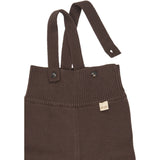 Petit Piao Chestnut Ppdag Højt Stropp Strikk Bukser