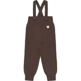 Petit Piao Chestnut Ppdag Højt Stropp Strikk Bukser