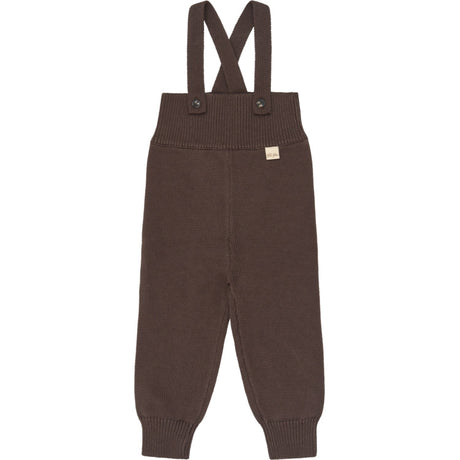 Petit Piao Chestnut Ppdag Højt Stropp Strikk Bukser